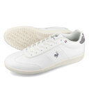 【お買い物マラソンSALE】 15時迄のご注文で即日発送可 le coq sportif LCS GARE II ルコック スポルティフ LCS ガレ II メンズ ローカット WHITE/GREY ホワイト ql1vjc11wg