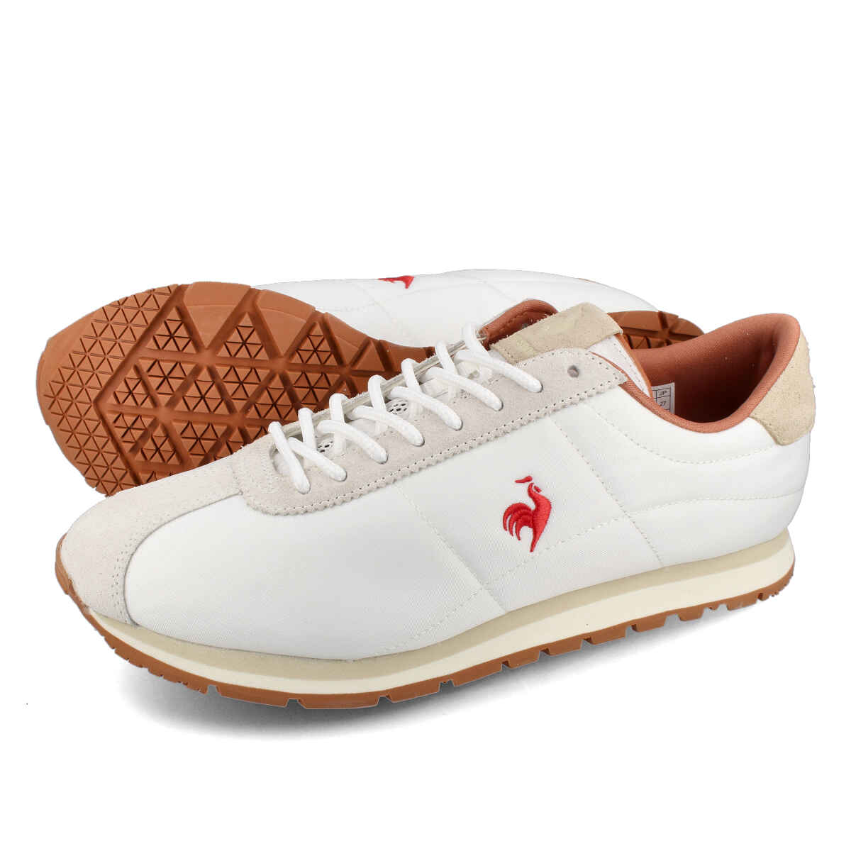 【プライスダウン】 15時迄のご注文で即日発送可 le coq sportif CRETE MONTPELLIER ルコック スポルティフ クレタ モンペリエ メンズ ローカット WHITE/BEIGE ホワイト ql1vjc19wb