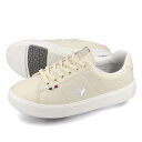 【お買い物マラソンSALE】 15時迄のご注文で即日発送可 le coq sportif LCS FOURCHE PF ルコック スポルティフ LCS フルシュ PF レディース ローカット BEIGE ベージュ ql3wjc53bg