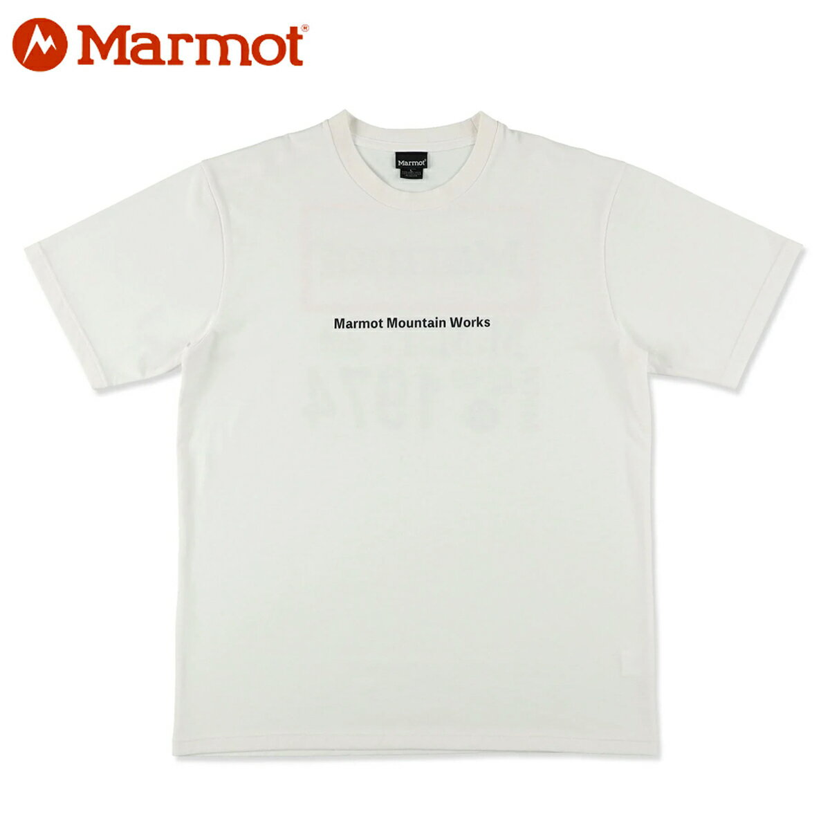 Marmot MMW COLLECTION LOGO-T マーモット MMW コレクション ロゴ Tシャツ メンズ レディース 半袖Tシャツ BWT ホワイト TSSMC404-BWT【追跡可能メール便・日時指定不可】 1