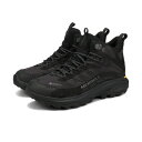 15時迄のご注文で即日発送可 MERRELL MOAB SPEED 2 MID GORE-TEX M メレル モアブ スピード 2 ミッド ゴアテックス メンズ スニーカー ミッドカット BLACK ブラック J037501