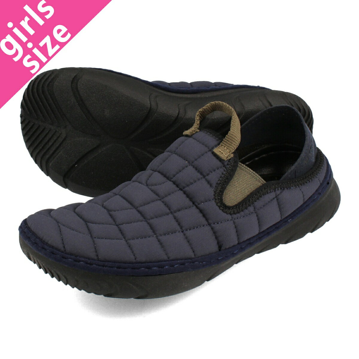 【お買い物マラソンSALE】 15時迄のご注文で即日発送可 MERRELL HUT MOC 【レディース】 メレル ハット モック NAVY j5001130