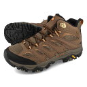 15時迄のご注文で即日発送可 MERRELL MOAB 3 SYNTHETIC MID GORE-TEX WIDE WIDTH メレル モアブ 3 シンセティック ミッド ゴアテックス ワイド ワイズ メンズ スニーカー ミッドカット EARTH ブラウン j500253w