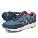 15時迄のご注文で即日発送可 MIZUNO CONTENDER ミズノ コンテンダー メンズ スニーカー ローカット DENIM BLUE/INDIGO/WINE ブルー d1ga236701