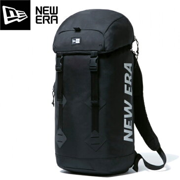 NEW ERA RUCK SACK PRINT LOGO ニューエラ ラックサック プリント ロゴ BLACK/REFLECT SILVER 28L