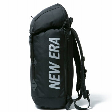 NEW ERA RUCK SACK PRINT LOGO ニューエラ ラックサック プリント ロゴ BLACK/REFLECT SILVER 28L