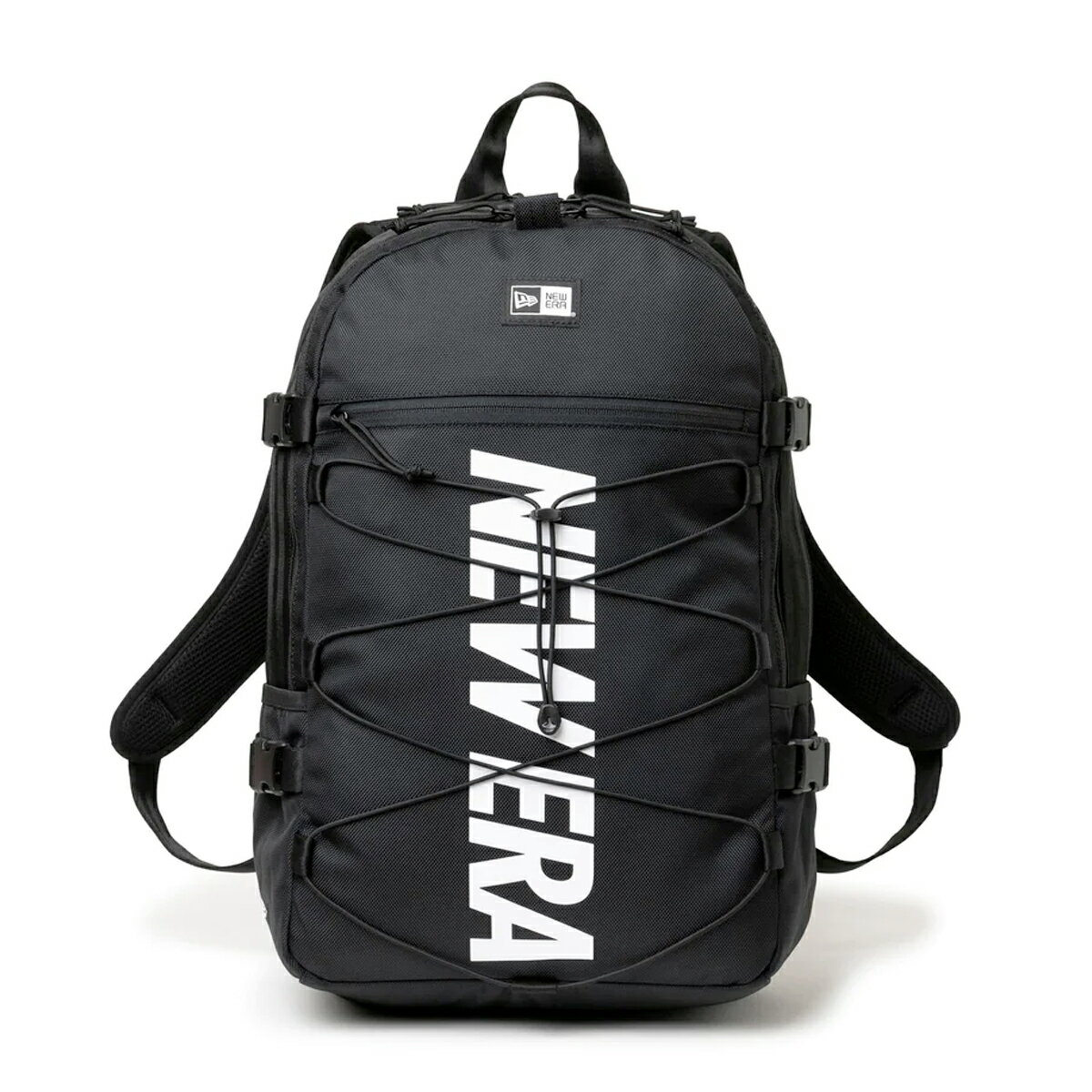 15時迄のご注文で即日発送可 NEW ERA CORD PACK 28L ニューエラ コードパック NEW ERA LOGO PRNT BLACK/WHITE 13518025 2