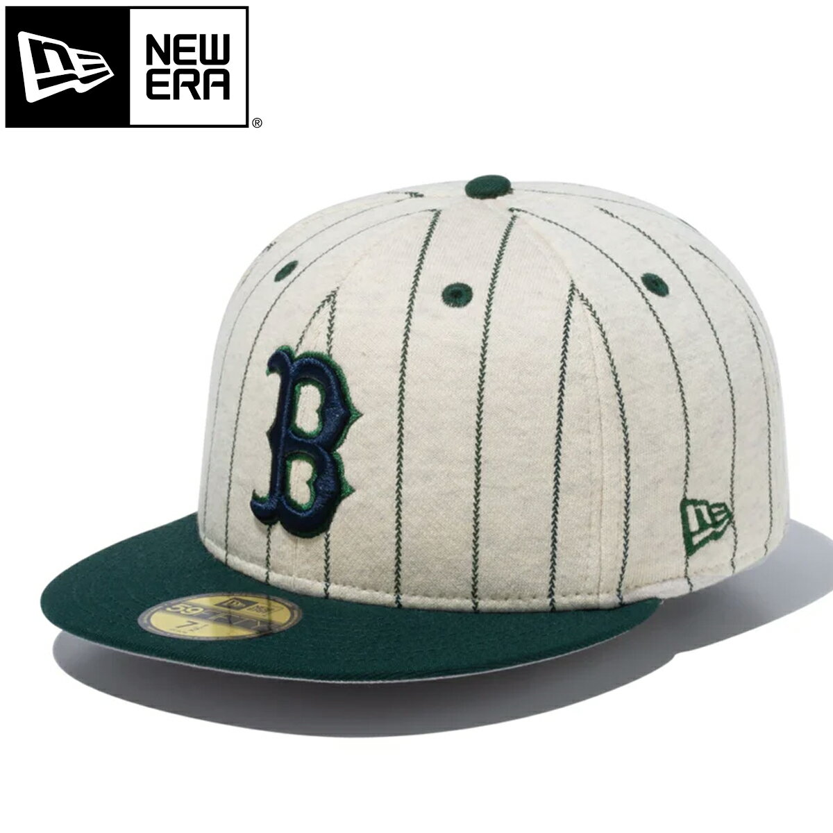 15時迄のご注文で即日発送可 NEW ERA 59FIFTY BOSTON RED SOX OATMEAL HEATHER ニューエラ 59FIFTY ボストン・レッドソックス オートミール ヘザー メンズ レディース キャップ 帽子 DARK GREEN グリーン 14109915