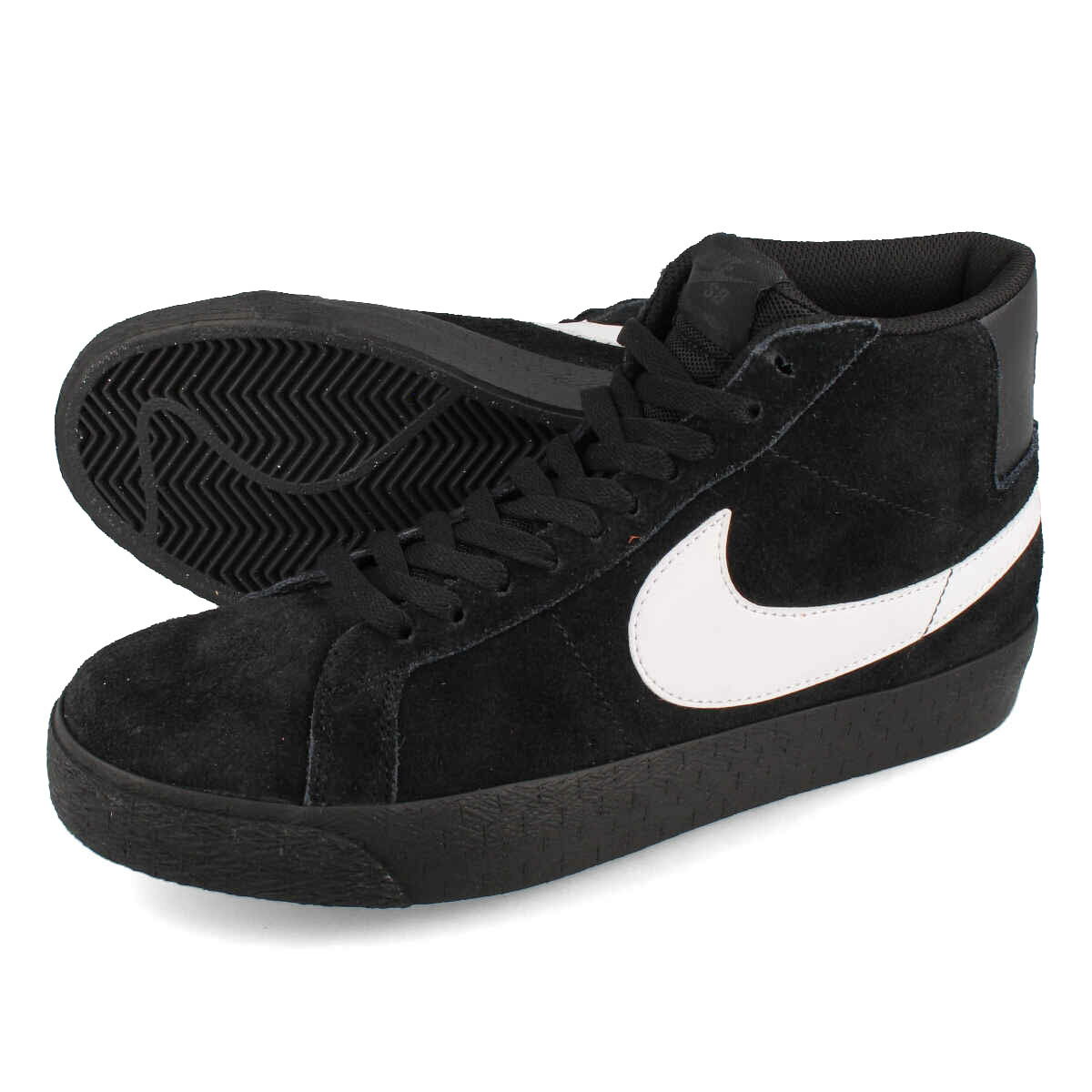 15時迄のご注文で即日発送可 NIKE SB BLAZER ZOOM MID ナイキ SB ブレザー ズーム ミッド BLACK/WHITE 864349-007