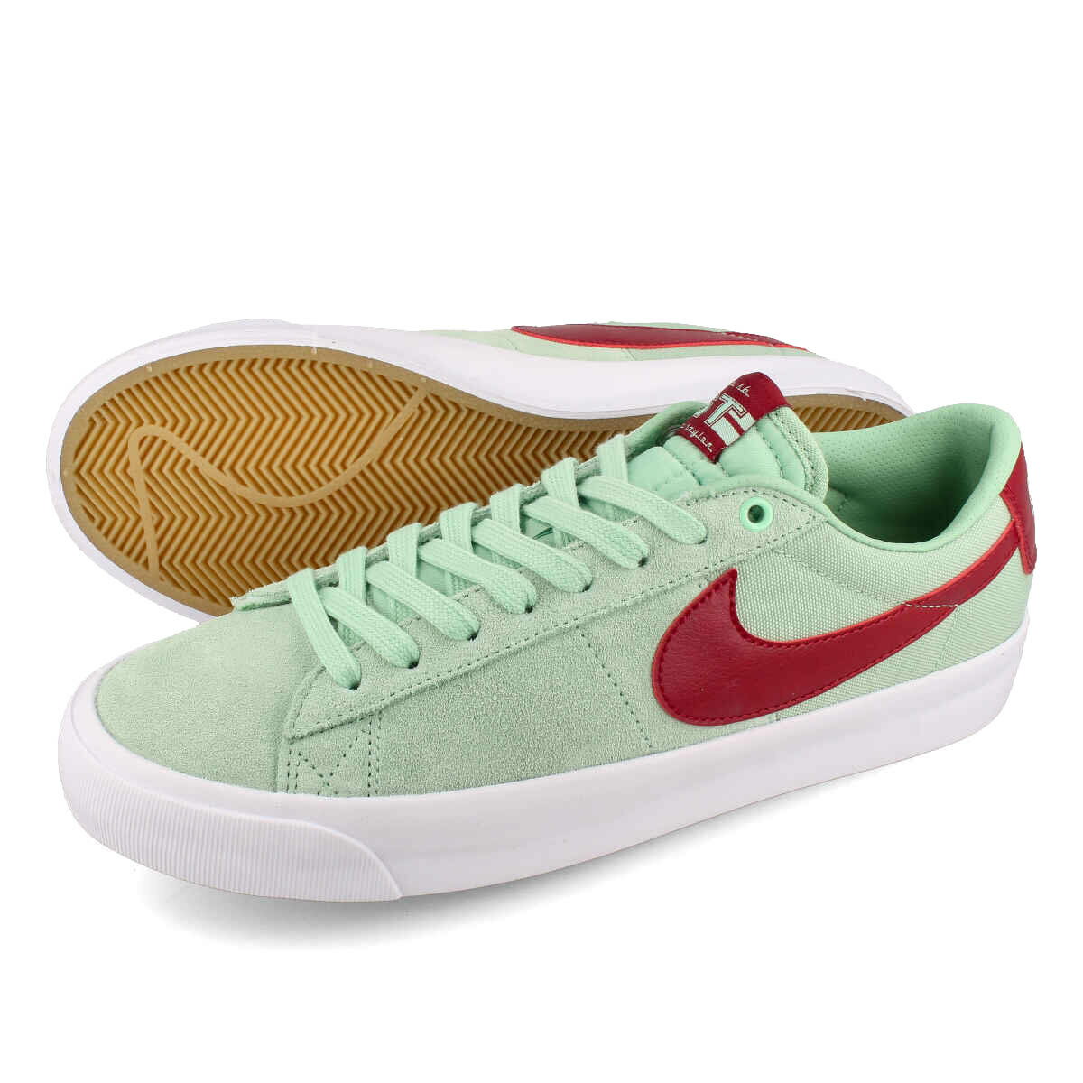 15時迄のご注文で即日発送可 NIKE SB BLAZER ZOOM LOW PRO GT ナイキ エスビー ブレザー ズーム ロー プロ GT メンズ スニーカー ローカット ENAMEL GREEN/TEAM RED/WHITE グリーン レッド DC7695-301