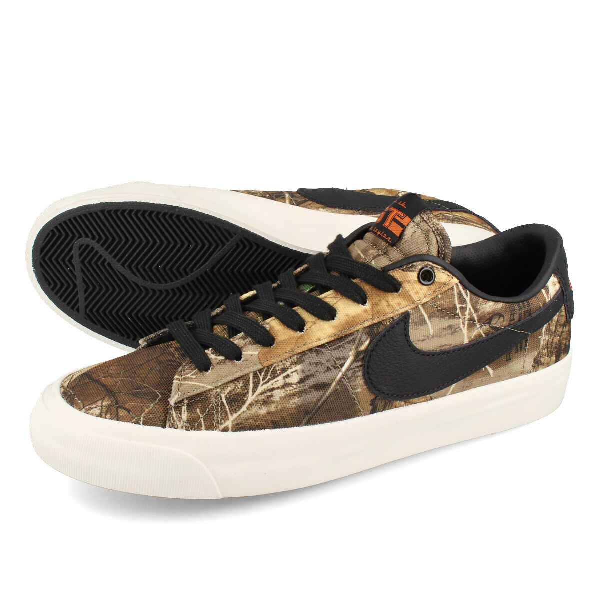 15時迄のご注文で即日発送可 NIKE SB BLAZER ZOOM LOW PRO GT PRM 【REALTREE】 ナイキ SB ブレザー ズーム ロー プロ GT プレミアム リアルツリー BLACK/BLACK DO9398-001