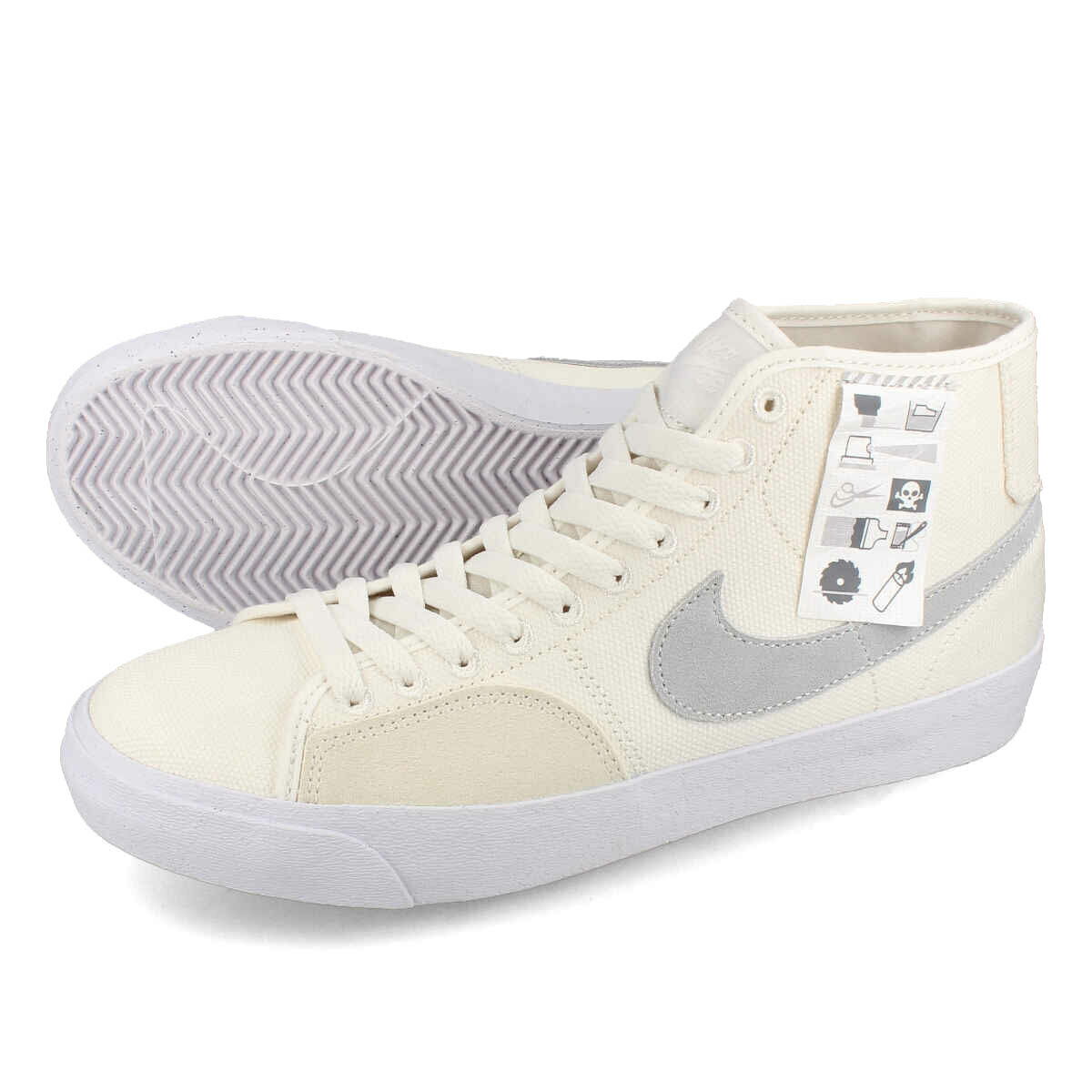 15時迄のご注文で即日発送可 NIKE SB BLAZER COURT MID PREMIUM ナイキ SB ブレザー コート ミッド プレミアム メンズ ミドルカット SUMMIT WHITE/SUMMIT WHITE ホワイト 白 dz7635-110