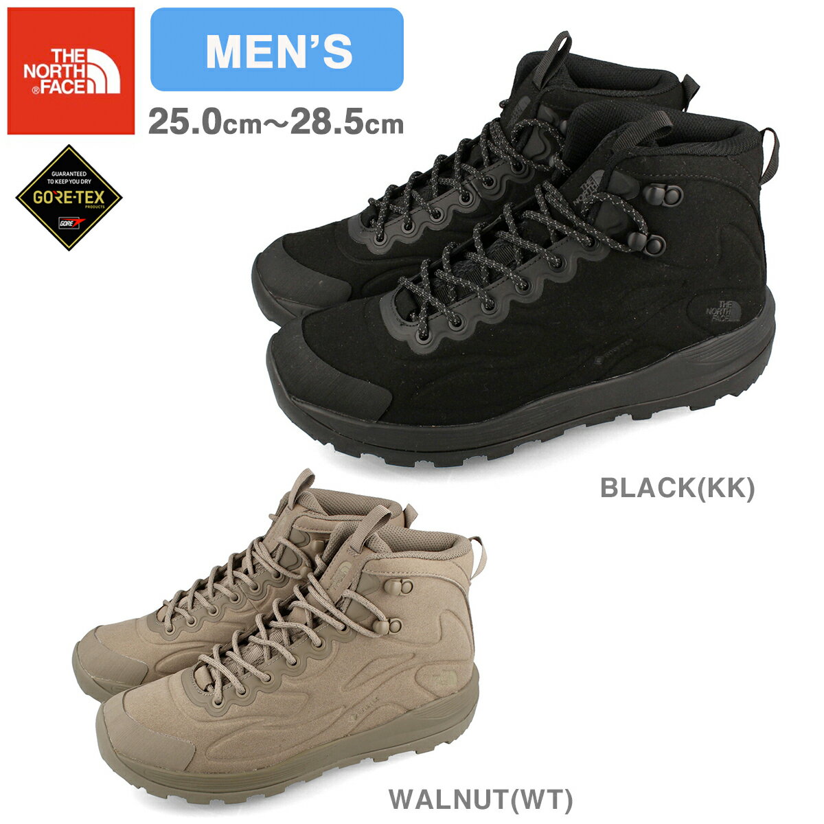 楽天LOWTEX PLUS【プライスダウン】 15時迄のご注文で即日発送可 THE NORTH FACE SCRAMBLER MID GORE-TEX INVISIBLE FIT ザ ノース フェイス スクランブラー ミッド ゴアテックス インビシブル フィット メンズ ミドルカット 防水 ブラック グリーン NF52331