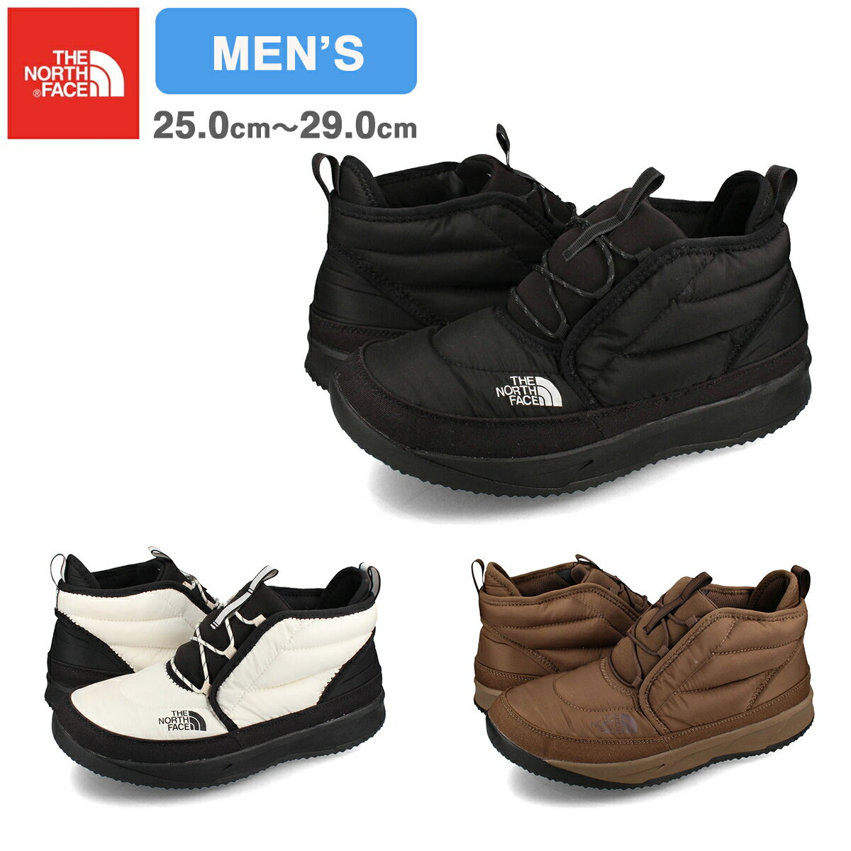 【プライスダウン】 15時迄のご注文で即日発送可 THE NORTH FACE NUPTSE CHUKKA WP ノースフェイス ヌプシ チャッカ ウォータープルーフ メンズ ブーツ nf52373 1