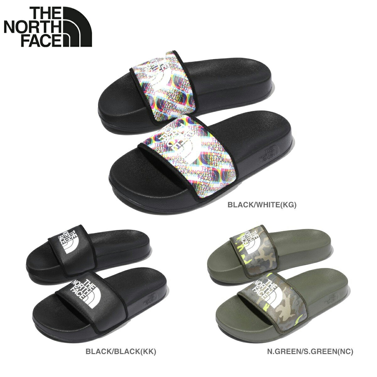 【キッズサイズ】【19.0〜22.0cm】 THE NORTH FACE K BASE CAMP SLIDE III ノースフェイス キッズ ベース キャンプ スライド III nfj02290