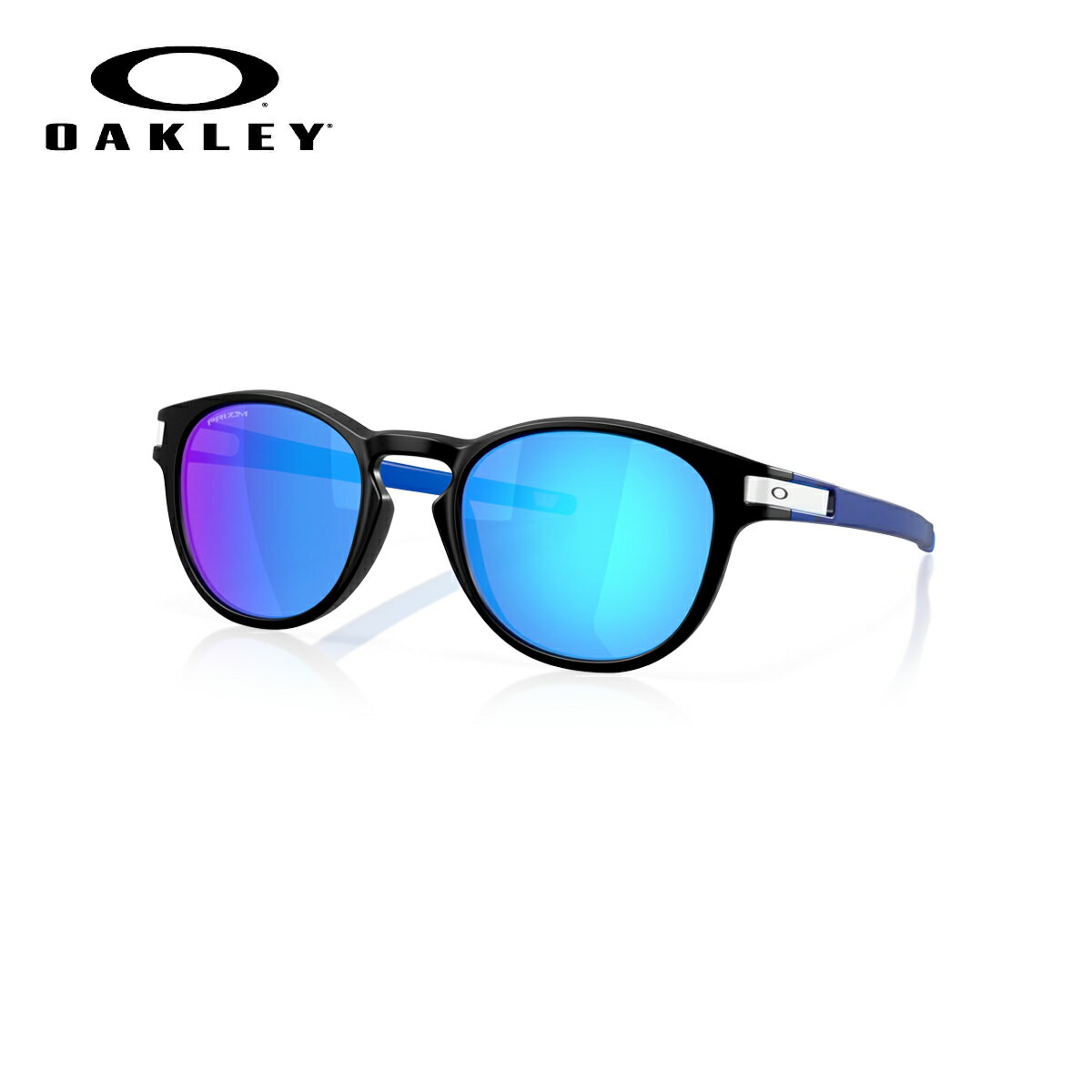 OAKLEY SUNGLASS LATCH 【LOW BRIDGE FIT】 オークリー ラッチ 【ローブリッジフィット】 メンズ レディース サングラス MATTE BLACK/PRIZM SAPPHIRE ブラック OO9349-5553