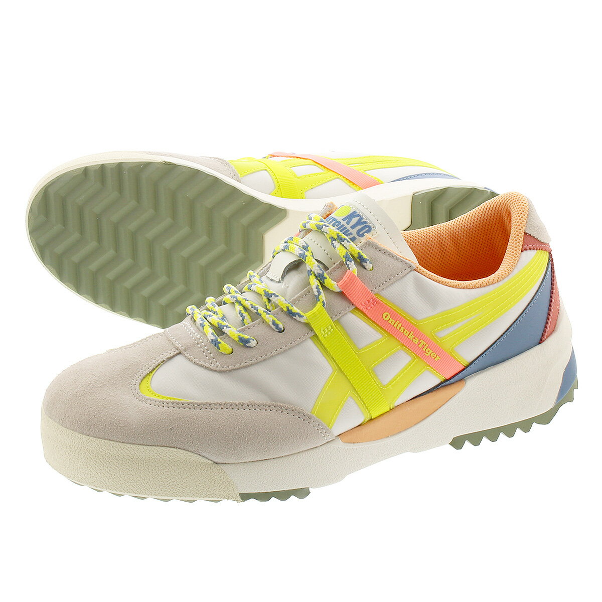 15時迄のご注文で即日発送可 Onitsuka Tiger DELEGATION EX オニツカ タイガー デレゲーション EX CREAM/SOUR YUZU 1183a604-100