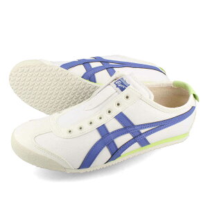 15Τʸ¨ȯ Onitsuka Tiger MEXICO 66 SLIP-ON ˥ĥ ᥭ 66 åݥ  ǥ å CREAM/ULTRAMARINE BLUE ١ ֥롼 1183a360-118