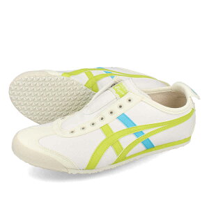 15Τʸ¨ȯ Onitsuka Tiger MEXICO 66 SLIP-ON ˥ĥ ᥭ 66 åݥ  ǥ ˡ å CREAM/NEON LIME ١ 1183A360-124