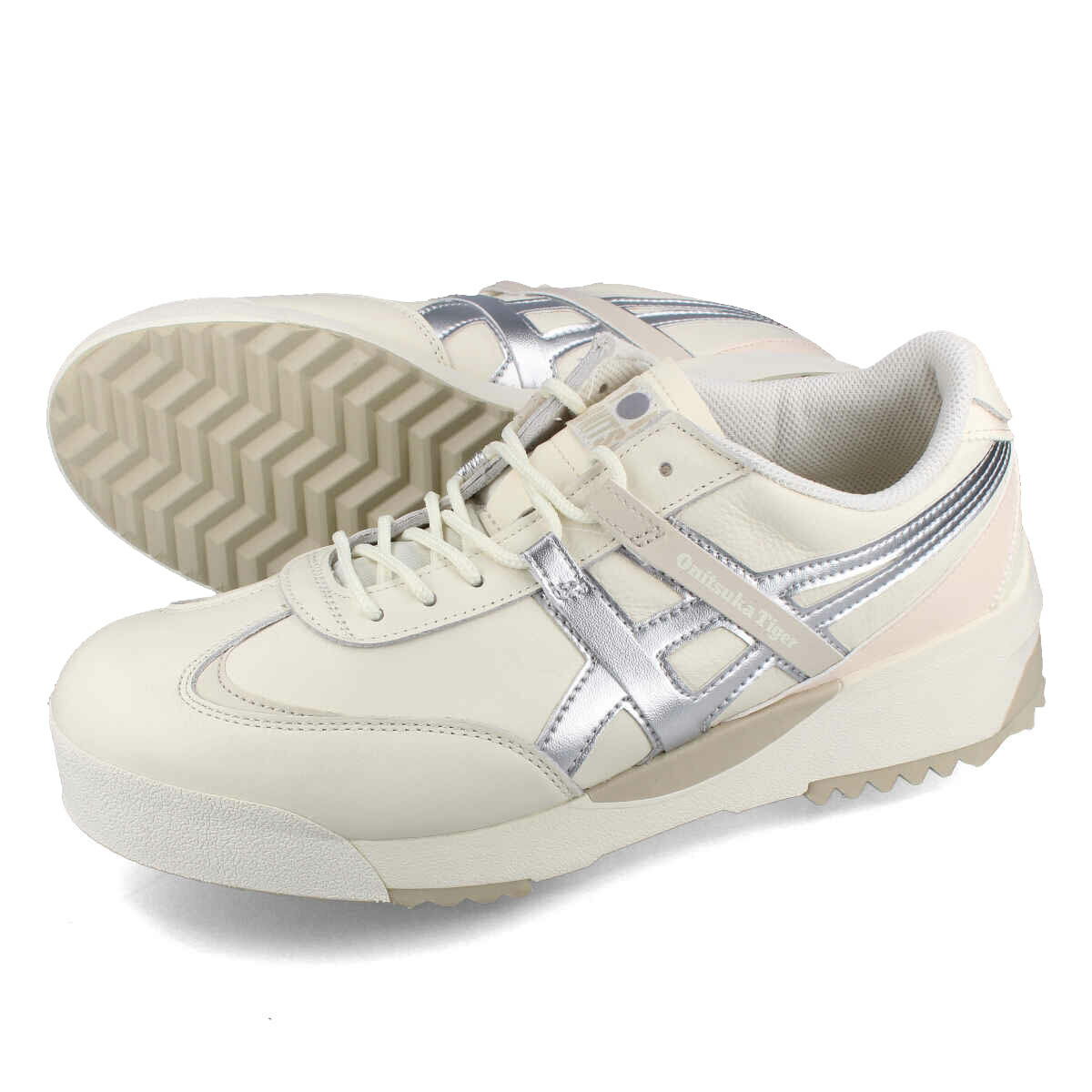 15Τʸ¨ȯ Onitsuka Tiger DELEGATION EX ˥ĥ ǥ쥲 EX  ǥ å CREAM/PURE SILVER ١ 1183a559-106