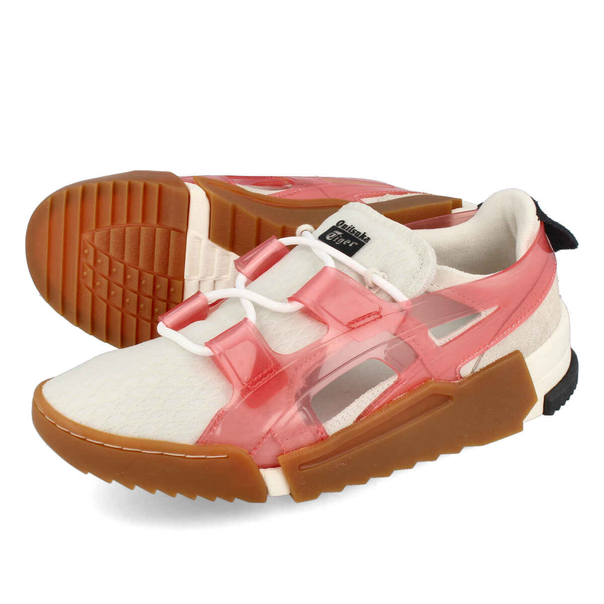 【プライスダウン】 Onitsuka Tiger BIG LOGO RUNNER SANDAL オニツカ タイガー ビッグ ロゴ ランナー サンダル CREAM/FIERY RED 1183a582-107