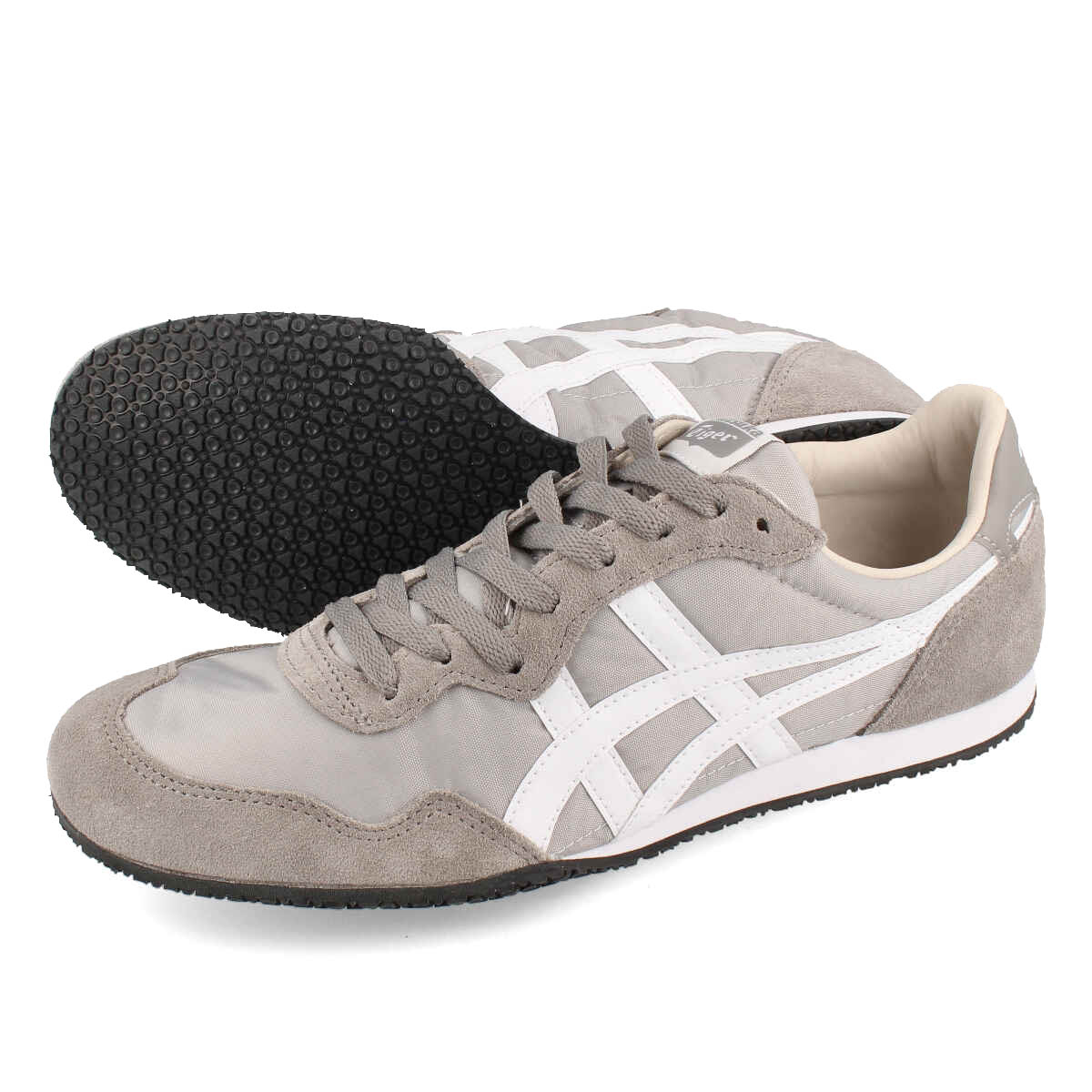 15Τʸ¨ȯ Onitsuka Tiger SERRANO ˥ĥ 顼 OYSTER GREY/WHITE 1183B400-022