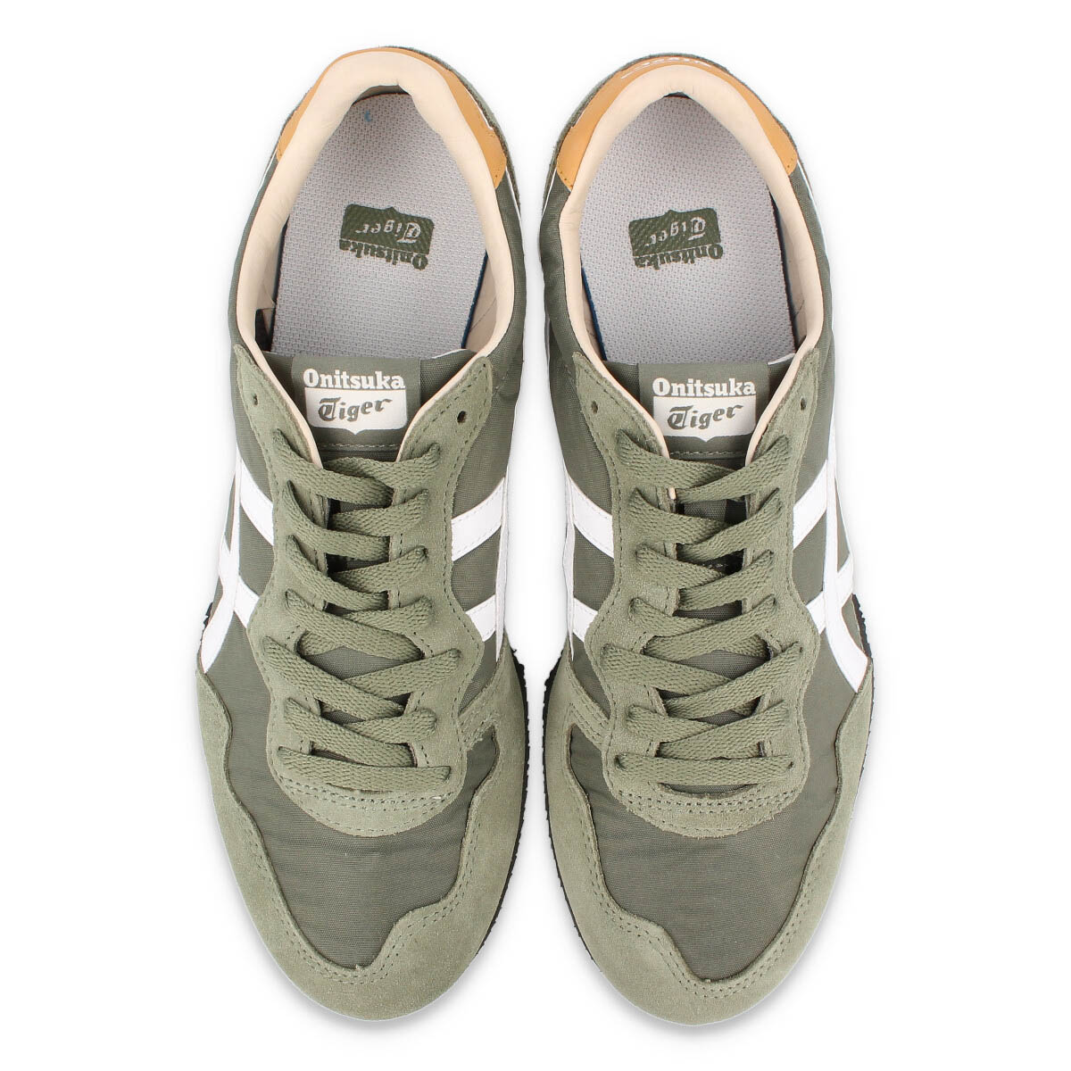 15時迄のご注文で即日発送可 Onitsuka Tiger SERRANO オニツカタイガー セラーノ メンズ レディース ローカット BURNT OLIVE/WHITE ブラウン 1183b400-304 2