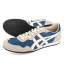 15時迄のご注文で即日発送可 Onitsuka Tiger SERRANO オニツカタイガー セラーノ メンズ レディース ローカット MAKO BLUE/CREAM ブラウン 1183b400-406