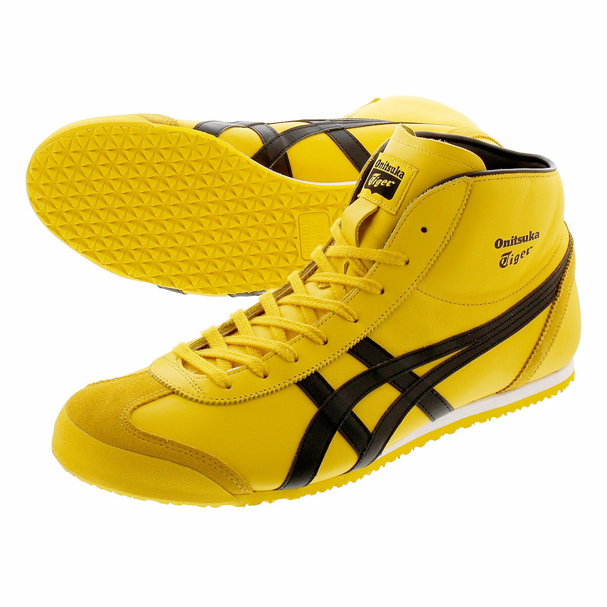 15Τʸ¨ȯ Onitsuka Tiger MEXICO MID RUNNER ˥ĥ ᥭ ߥå ʡ TAI CHI YELLOW/BLACK 1183b577-750