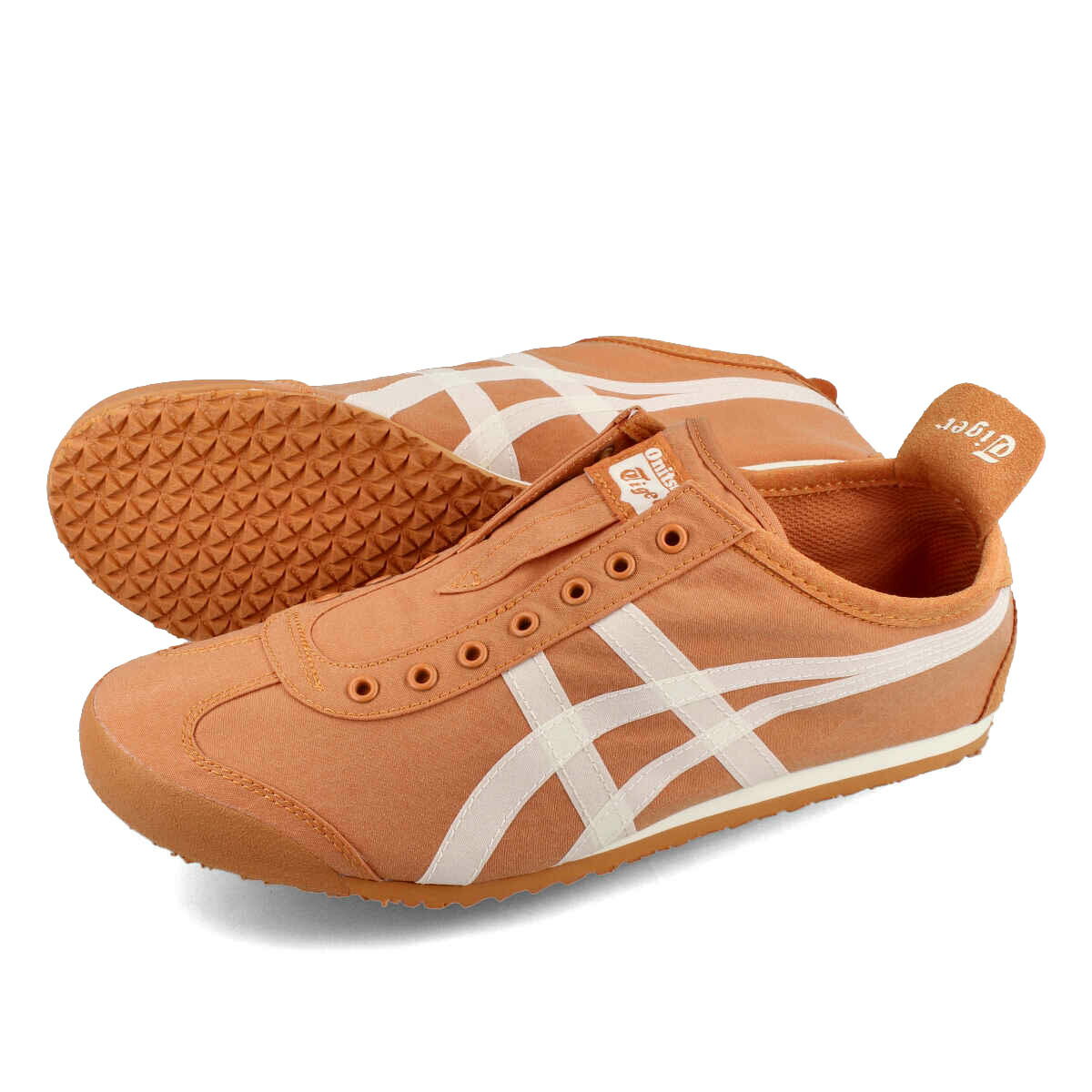 15Τʸ¨ȯ Onitsuka Tiger MEXICO 66 SLIP-ON ˥ĥ ᥭ 66 åݥ  ǥ å RUST ORANGE/CREAM  1183b603-802