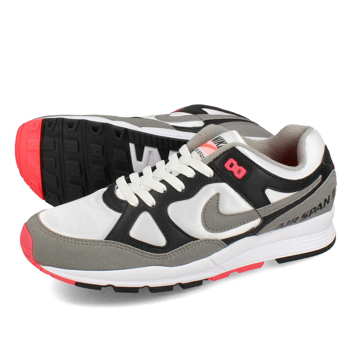 NIKE AIR SPAN II ナイキ エア スパン 2 BLACK/DUST/SOLAR RED/WHITE ah8047-005