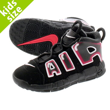 【ベビーサイズ】【8.0〜16.0cm】 NIKE AIR MORE UPTEMPO TD ナイキ モア アップ テンポ TD BLACK/WHITE/LASER CRIMSON ck0825-010