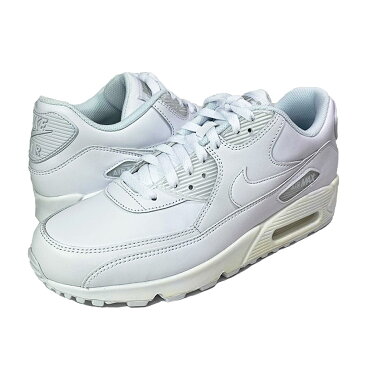 【アウトレット】NIKE AIR MAX 90 LEATHER ナイキ エア マックス 90 レザー WHITE/WHITE 302519-113