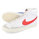 15̂ő NIKE BLAZER MID '77 VINTAGE iCL uU[ ~bh '77 re[W WHITE/HABANERO RED/MEDIUM BLUE/SAIL bq6806-117