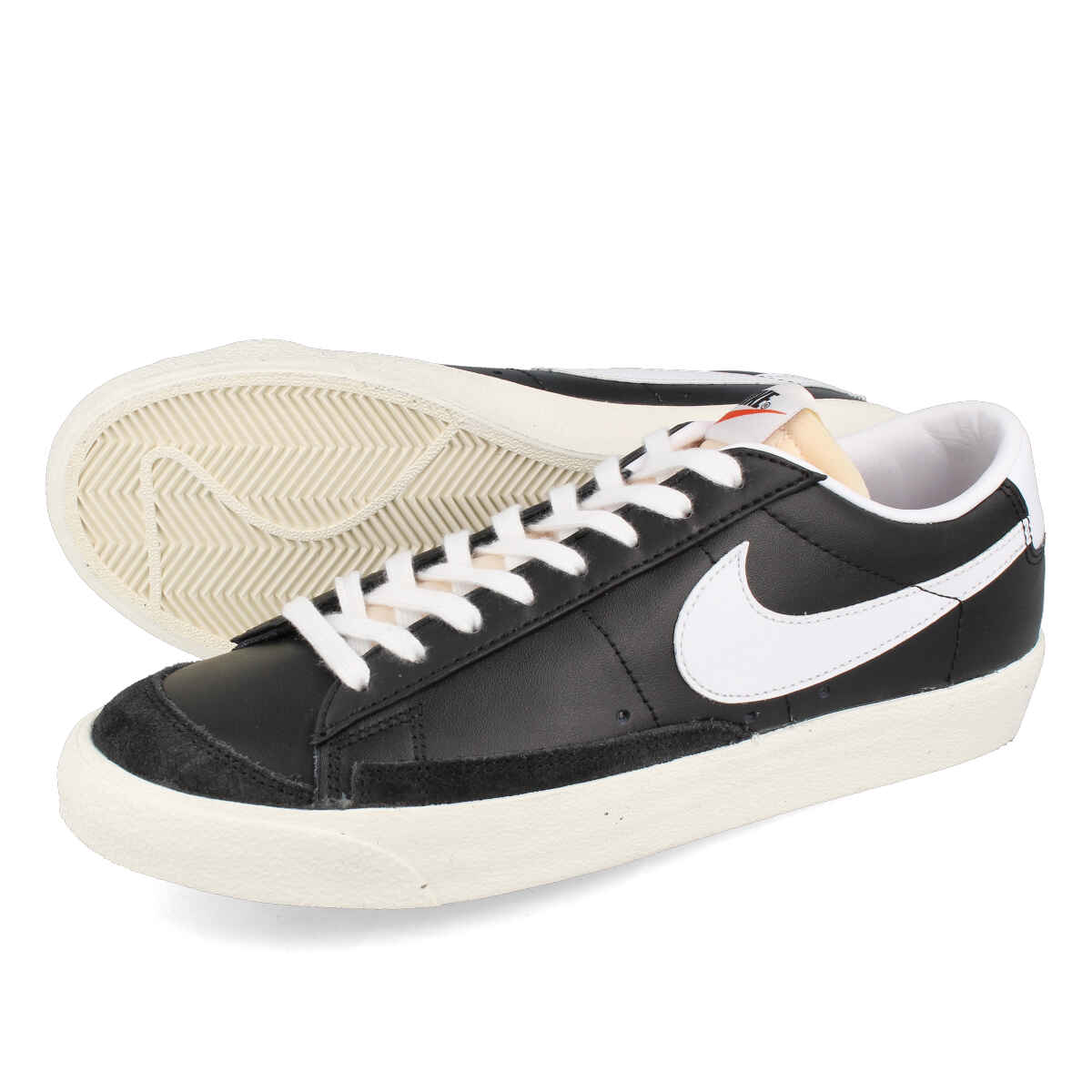 15時迄のご注文で即日発送可 NIKE BLAZER LOW 77 VNTG ナイキ ブレザー ロー 77 ヴィンテージ BLACK/WHITE/SAIL/TOTAL ORANGE da6364-001 1