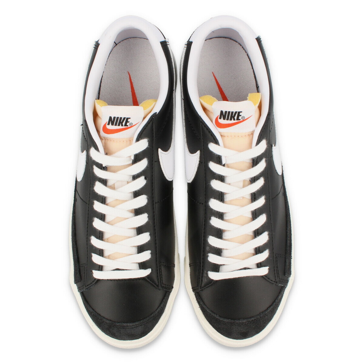 15時迄のご注文で即日発送可 NIKE BLAZER LOW 77 VNTG ナイキ ブレザー ロー 77 ヴィンテージ BLACK/WHITE/SAIL/TOTAL ORANGE da6364-001 2