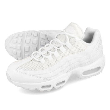 NIKE WMNS AIR MAX 95 ナイキ ウィメンズ エア マックス 95 WHITE/WHITE/METALLIC SILVER ナイキスニーカー レディース メンズ スニーカー オールホワイト 白 定番モデル DH8015-100