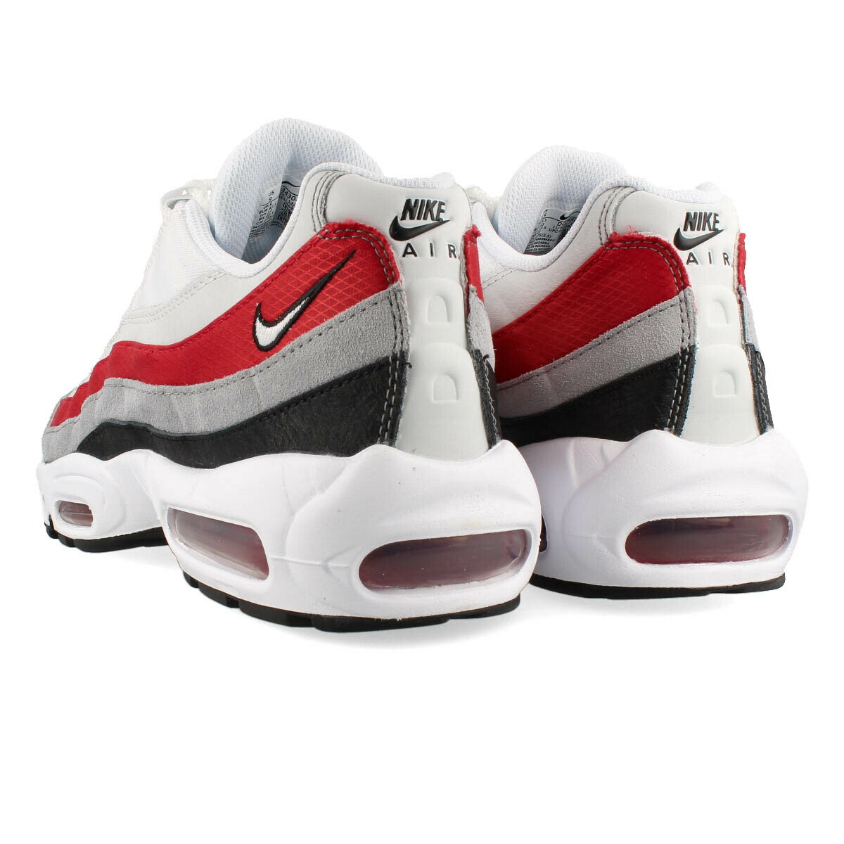 【ビッグ・スモールサイズ】 NIKE AIR MAX 95 ESSENTIAL BLACK/WHITE/VARSITY RED/PARTICLE GREY