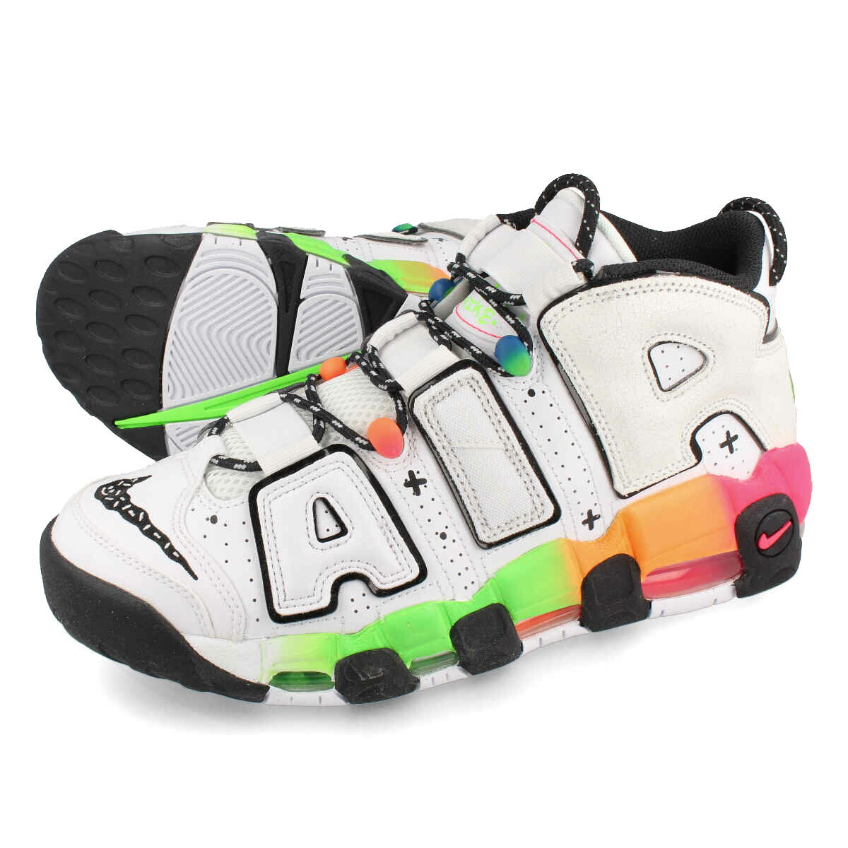 15時迄のご注文で即日発送可 NIKE AIR MORE UPTEMPO '96 【GHOAST】 ナイキ エア モア アップ テンポ 96 ゴースト WHITE/WHITE/WHITE/TOTAL ORANGE 海外限定 日本未発売モデル dv1233-111