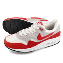 15時迄のご注文で即日発送可 NIKE AIR MAX 1 GS ナイキ エア マックス 1 GS レディース ローカット WHITE/UNIVERSITY RED/NEUTRAL GREY/BLACK ホワイト 555766-146