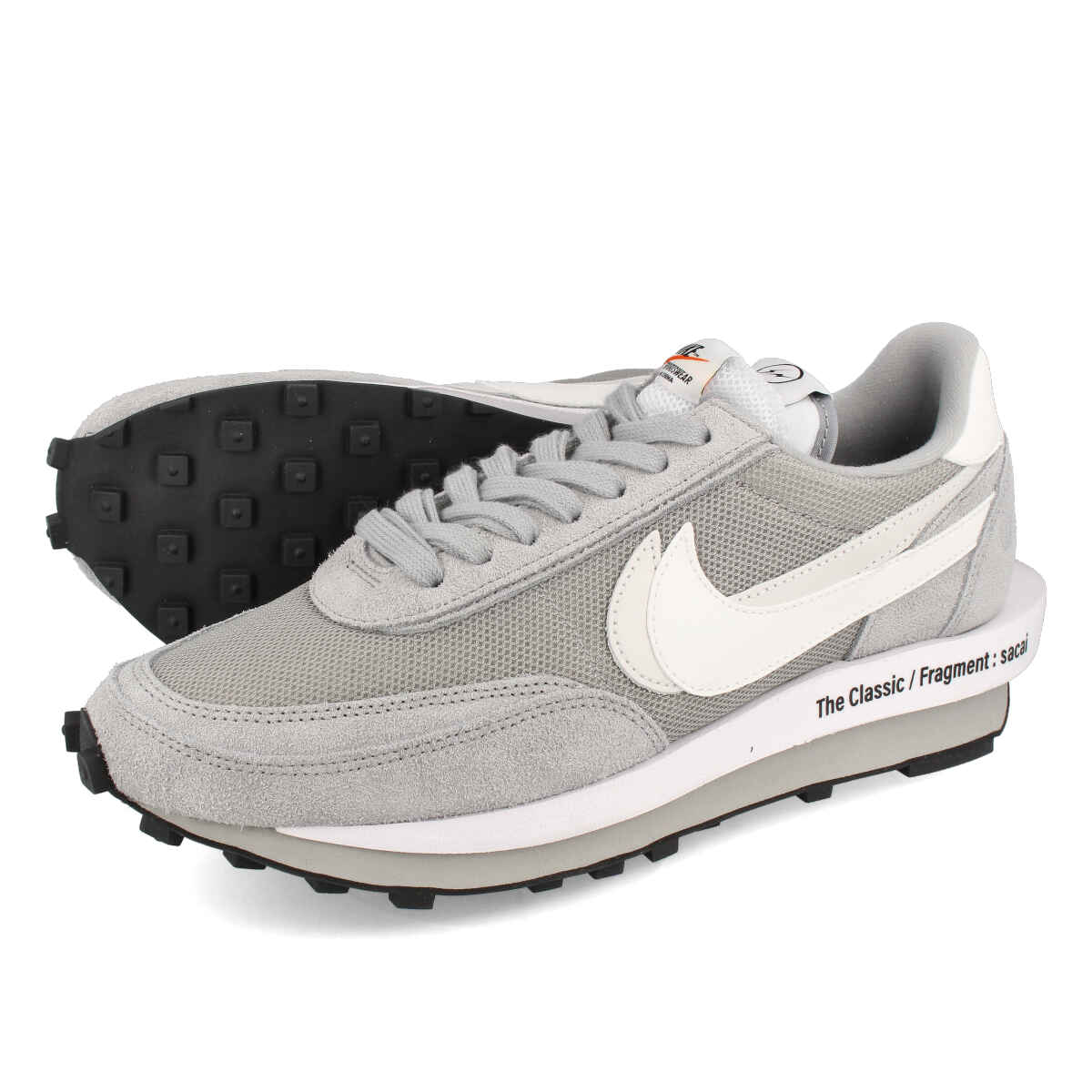 15Τʸ¨ȯ NIKE LD WAFFLE FRAGMENT DESIGNۡSACAI ʥ LD åե ե饰ȥǥ   ˡ å LIGHT SMOKE GREY/WHITE/BLACK 졼 DH2684-001