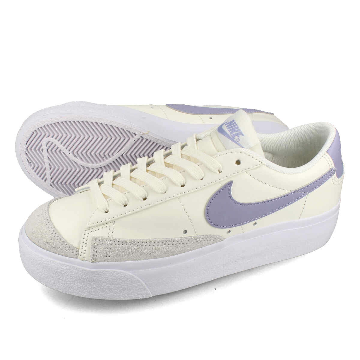 15時迄のご注文で即日発送可 NIKE WMNS BLAZER LOW PLATFORM ナイキ ウィメンズ ブレーザー ロー プラットフォーム レディース ローカット SAIL/INDIGO HAZE/WHITE ホワイト dj0292-110