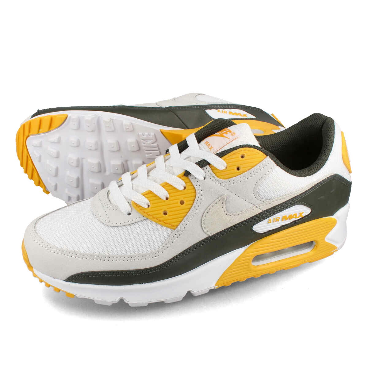 NIKE AIR MAX 90 ナイキ エア マックス 90 メンズ レディース ローカット WHITE/WHITE/UNIVERSITY GOLD ホワイト dm0029-103