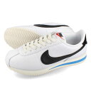 15時迄のご注文で即日発送可 NIKE WMNS CORTEZ ナイキ ウィメンズ コルテッツ レディース ローカット WHITE/BLACK/LT PHOTO BLUE/SAIL ホワイト dn1791-100-l