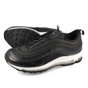 15時迄のご注文で即日発送可 NIKE WMNS AIR MAX 97 ナイキ ウィメンズ エア マックス 97 メンズ スニーカー ローカット BLACK/BLACK/WHITE/METALLIC DARK GREY ブラック グレー DX0137-001