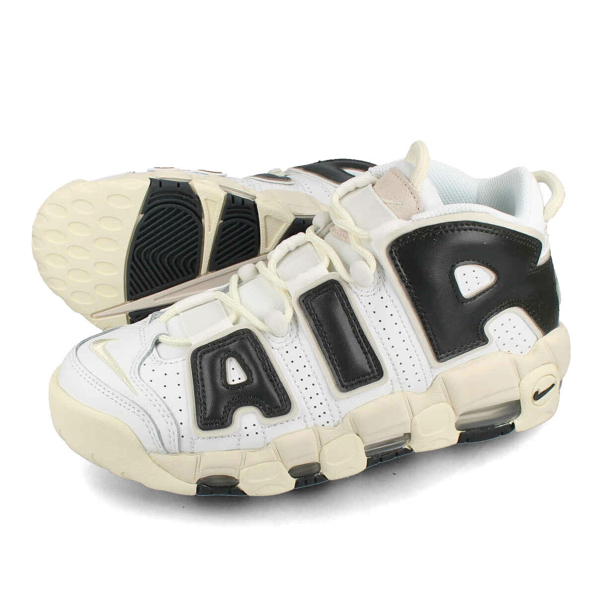 15時迄のご注文で即日発送可 NIKE WMNS AIR MORE UPTEMPO ナイキ ウィメンズ エア モア アップテンポ レディース ミッドカット SUMMIT WHITE/NIGHT FOREST ホワイト ブラック FB8480-100