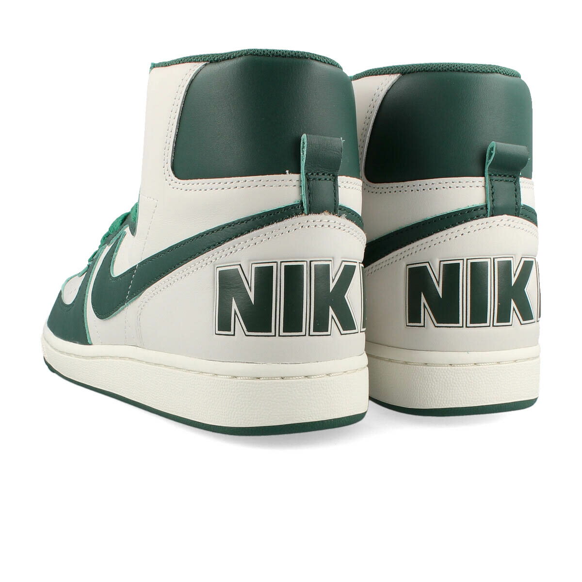 15時迄のご注文で即日発送可 NIKE TERMINATOR HIGH 【NOBLE GREEN】 ナイキ ターミネーター ハイ メンズ ハイカット SWAN/NOBLE GREEN/SAIL/WASHED GREEN ホワイト グリーン 白 緑 fd0650-100 3