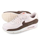 15時迄のご注文で即日発送可 NIKE AIR MAX 90 LTR ナイキ エア マックス 90 レザー メンズ ローカット PEARL PINK/BAROQUE BROWN/BAROQUE BROWN ピンク ブラウン fd0789-600