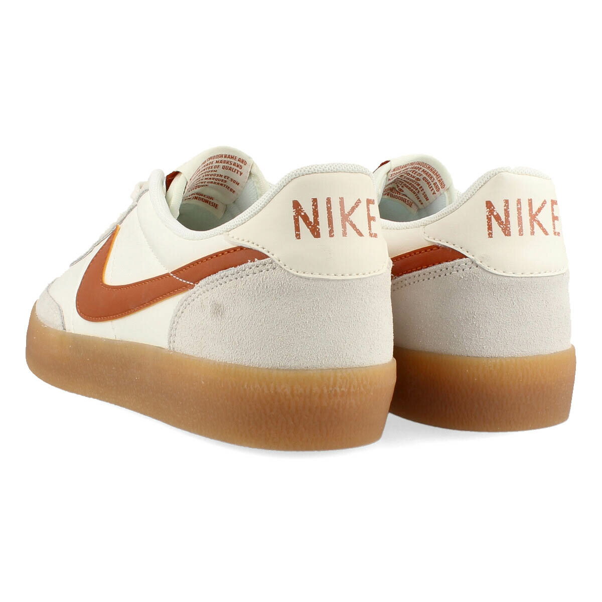 15時迄のご注文で即日発送可 NIKE KILLSHOT 2 LEATHER ナイキ キルショット 2 レザー メンズ スニーカー ローカット SAIL/GUM YELLOW/DESERT ORANGE ホワイト 432997-127 3