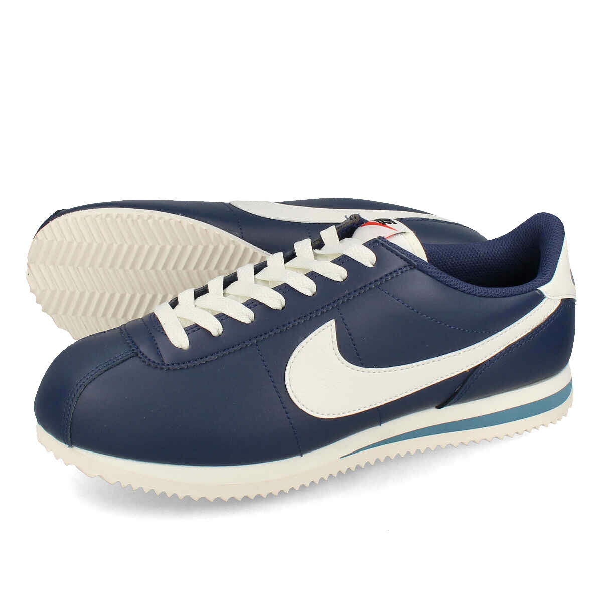 15時迄のご注文で即日発送可 NIKE CORTEZ ナイキ コルテッツ メンズ レディース スニーカー ローカット MIDNIGHT NAVY/SAIL/NOISE AQUA/SAIL ネイビー DM4044-400 1